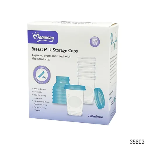Monowa Mart | Momeasy Breast Milk Storage Cup 270ml - 6 Cups