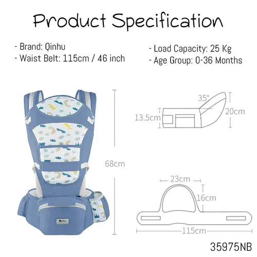 Monowa Mart Infantino Flip 4-in-1 Convertible Baby Carrier up to