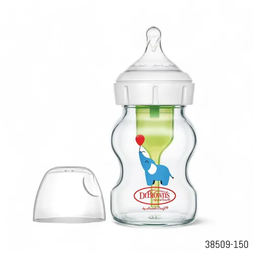 Monowa Mart Brown's Options+ Wide Neck Glass Feeding Bottle